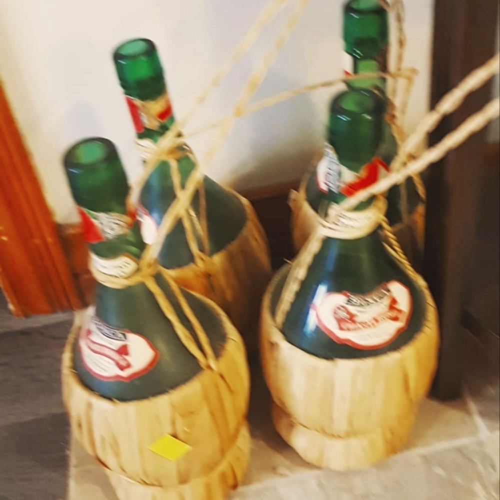 4 Vintage Wine bottles